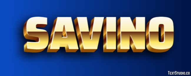 Savino Effetto testo