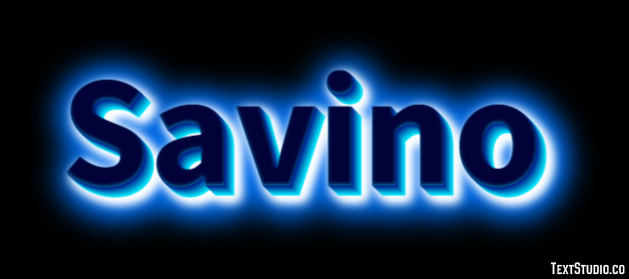 Savino Effetto testo