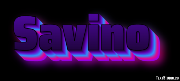 Savino Effetto testo