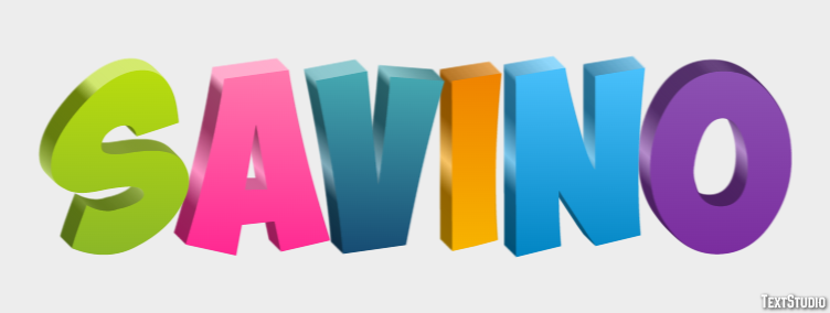 Savino Effetto testo