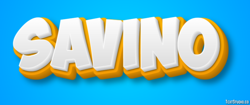 Savino Effetto testo