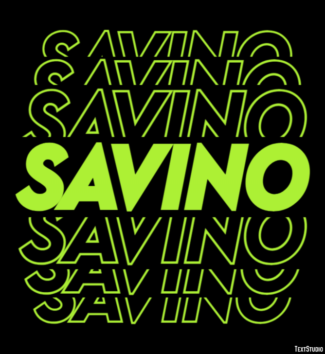 Savino Effetto testo