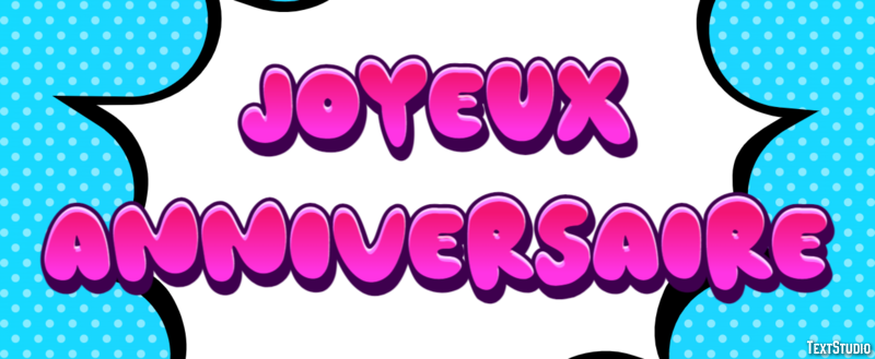 Joyeux Anniversaire Effet de texte
