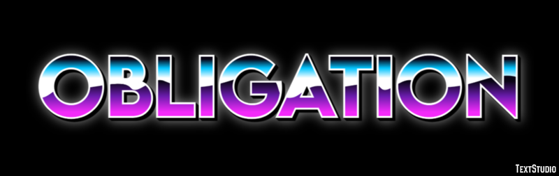 Obligation Text effect