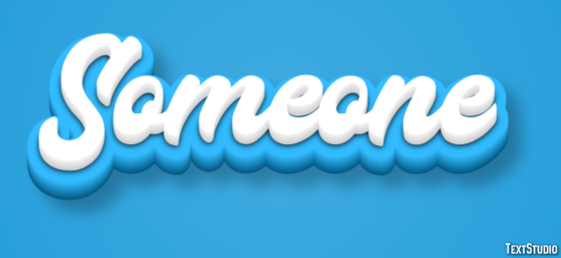 Someone Text Effect