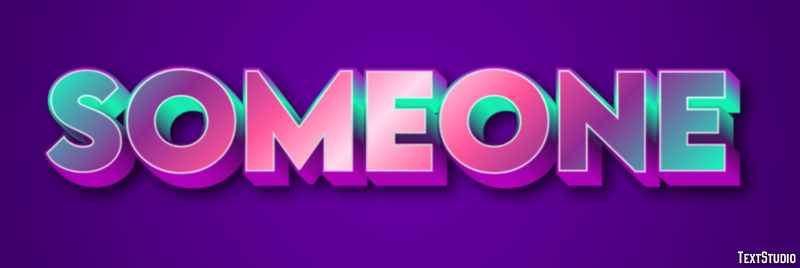 Someone Text Effect