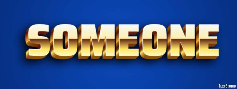 Someone Text Effect