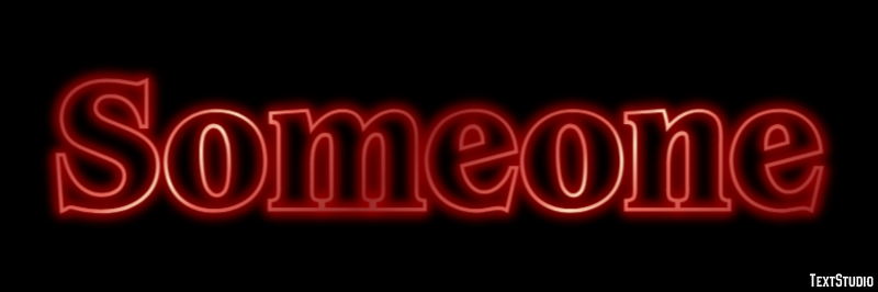 Someone Text Effect