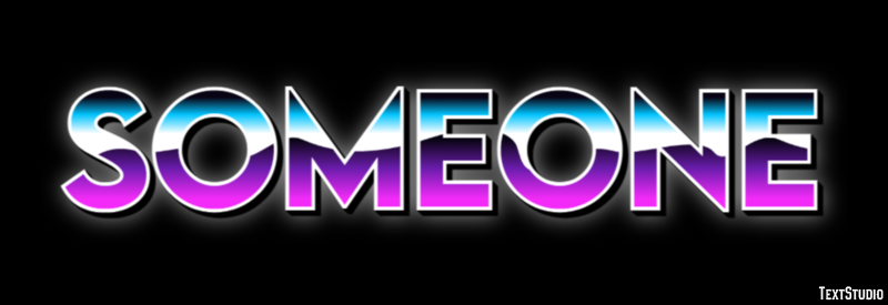 Someone Text Effect