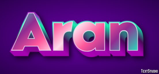 Aran Effetto testo