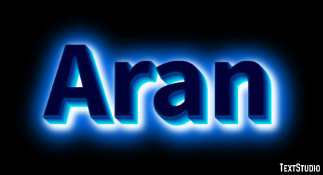 Aran Texteffekt