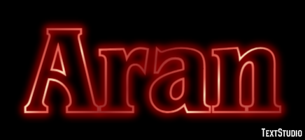 Aran Efecto de texto
