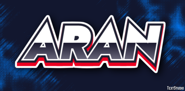 Aran Effetto testo