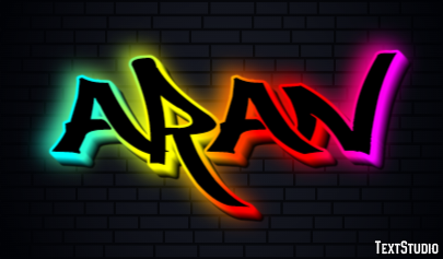 Aran Efecto de Texto