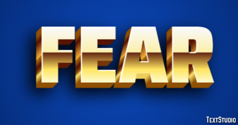 Fear Text Effect
