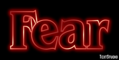 Fear Text Effect
