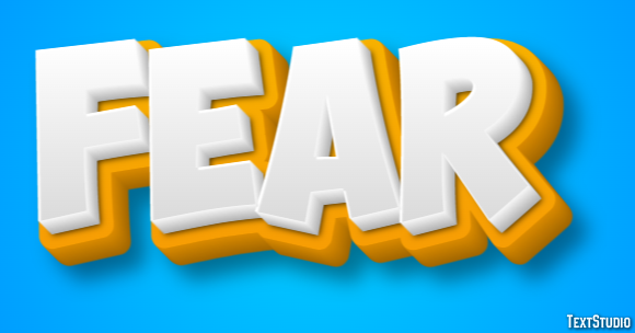 Fear Text Effect