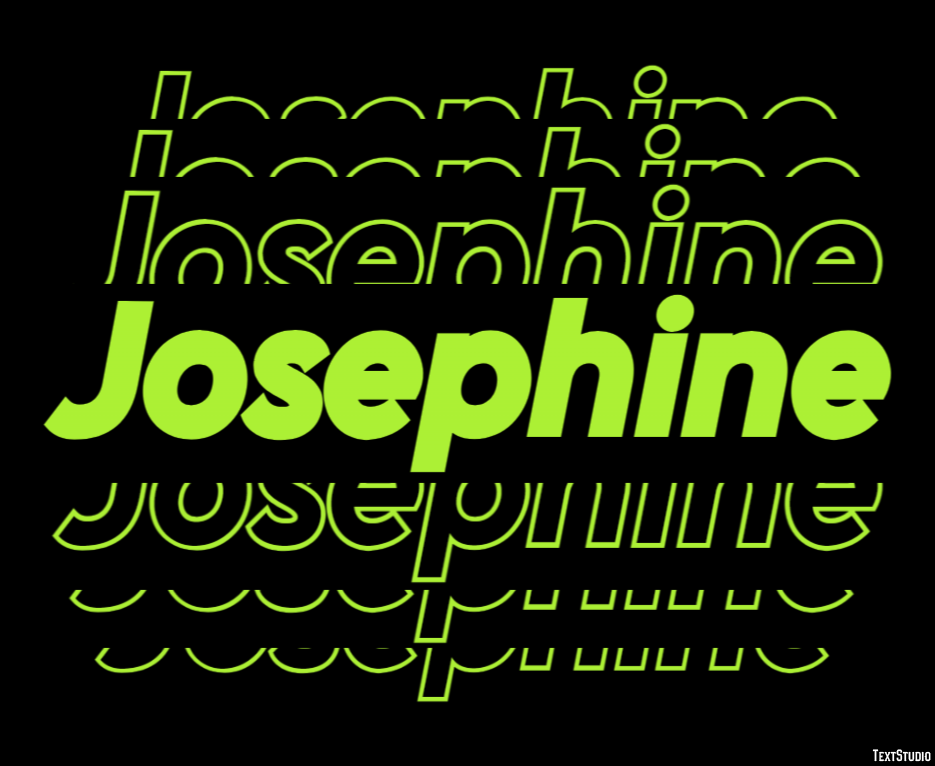 Josephine Efecto de Texto