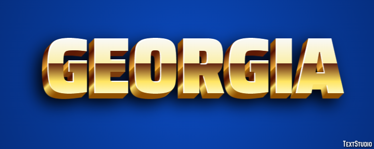Georgia Efekt tekstowy