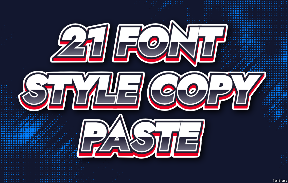 21 Font Style Copy Paste テキスト効果