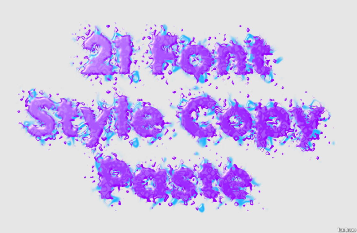 21 Font Style Copy Paste テキスト効果