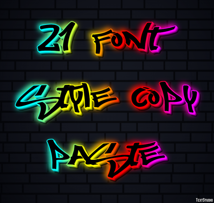 21 Font Style Copy Paste テキスト効果