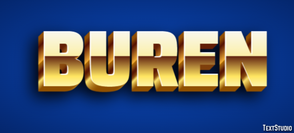 Buren Text effect