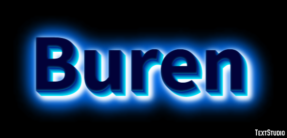 Buren Эффект текста
