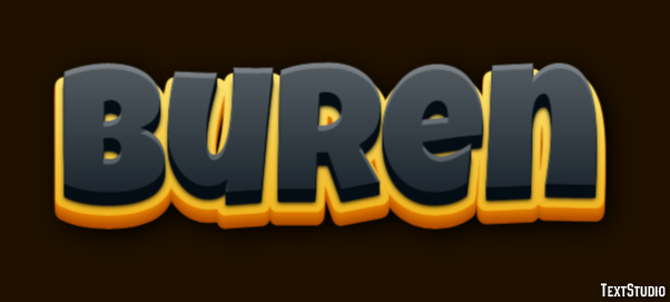 Buren Text Effect