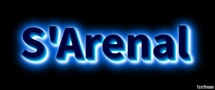 S'Arenal Efekt tekstowy