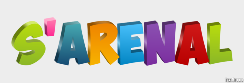 S'Arenal Efekt tekstowy