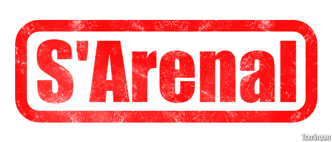 S'Arenal Efekt tekstowy