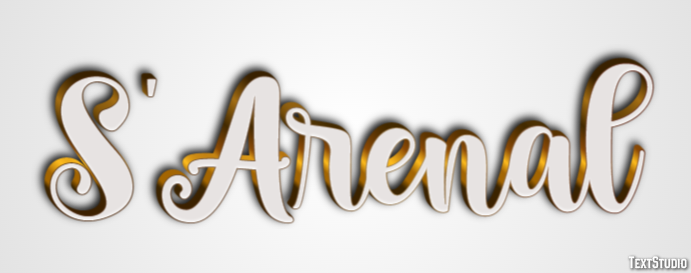 S'Arenal Efekt tekstowy