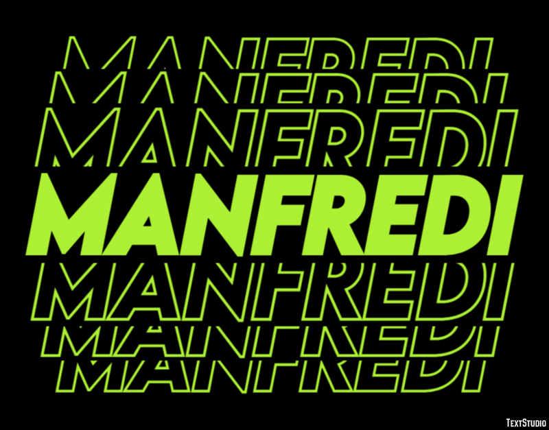 Manfredi Effetto testo