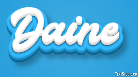 Daine Texteffekt