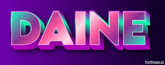 Daine Effet de texte