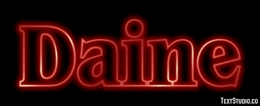 Daine Texteffekt