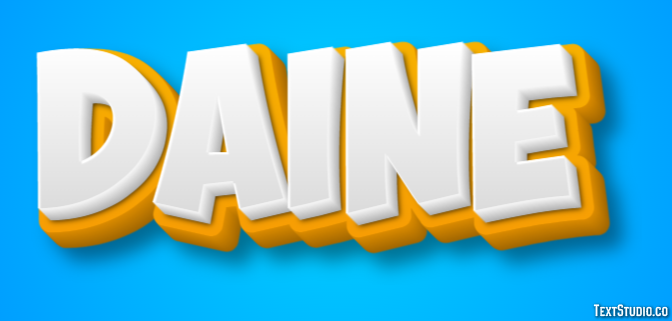 Daine Effet de texte