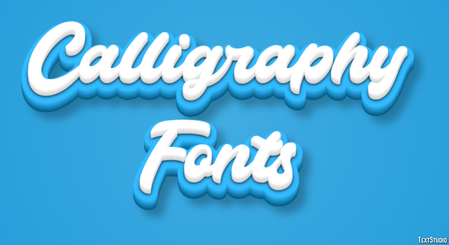 Calligraphy Fonts Text Effect