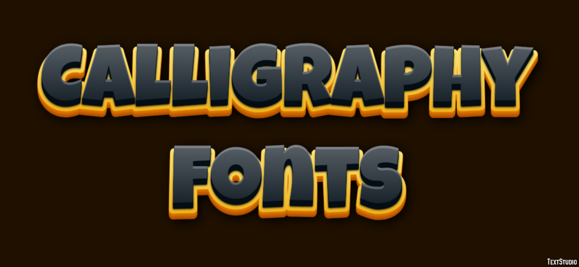 Calligraphy Fonts Text Effect