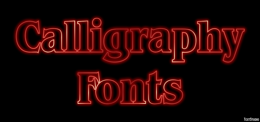 Calligraphy Fonts Text Effect