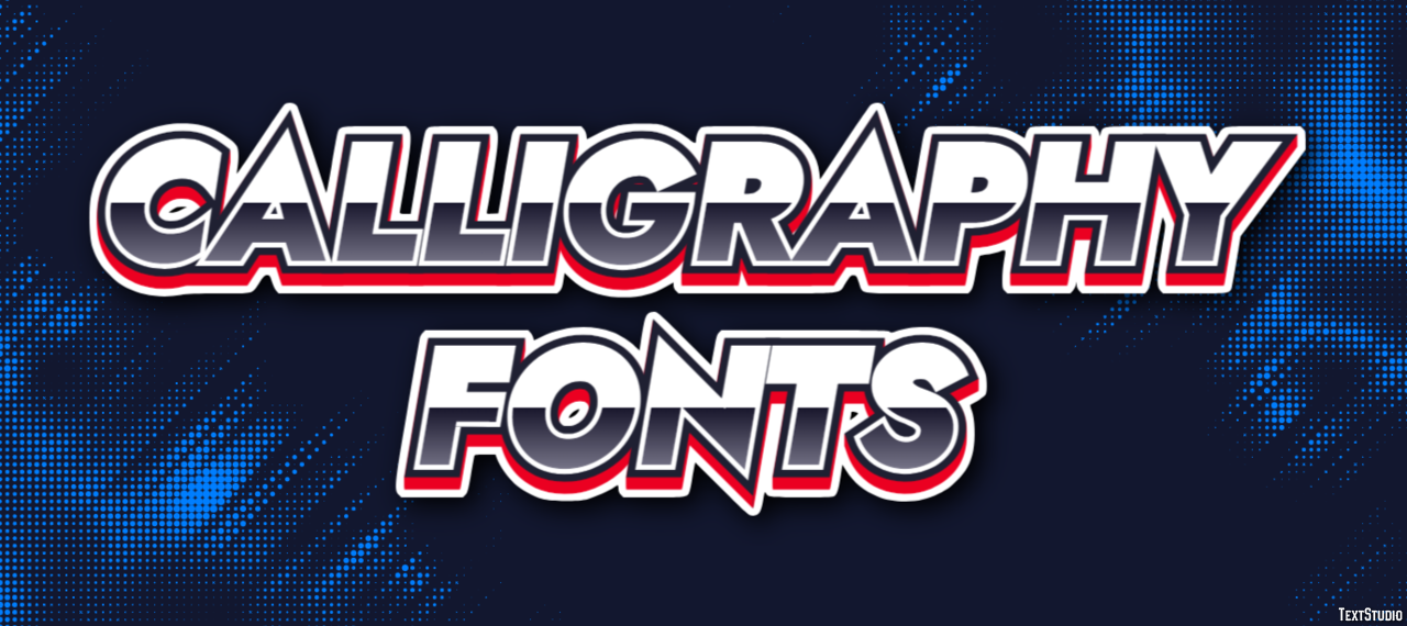 Calligraphy Fonts Text Effect