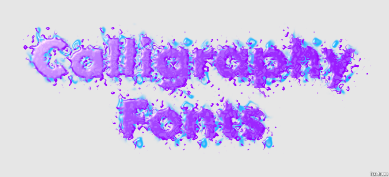 Calligraphy Fonts Text Effect