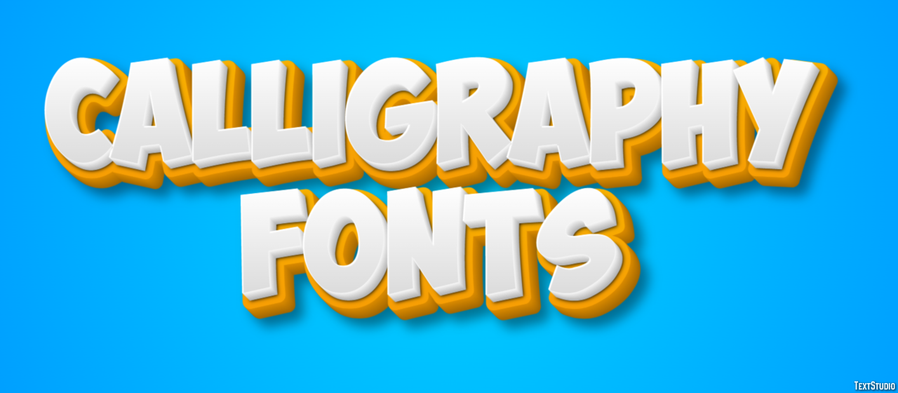 Calligraphy Fonts Text Effect