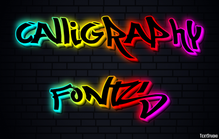 Calligraphy Fonts Text Effect
