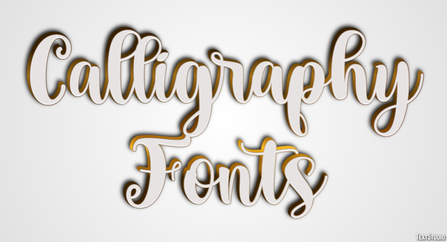 Calligraphy Fonts Text Effect
