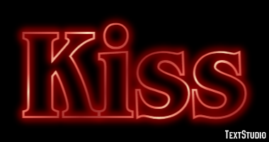 Kiss Effet de Texte