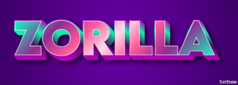 Zorilla Tekst Effect