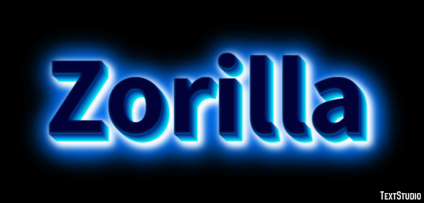 Zorilla Tekst Effect