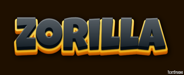 Zorilla Tekst Effect